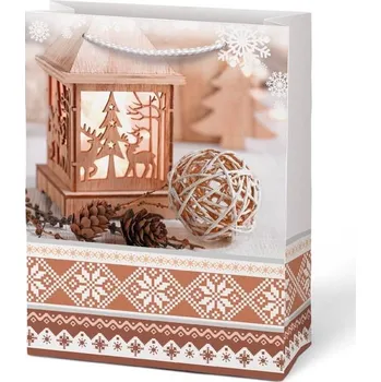 Dárková taška Dárková taška 190x250x90 mm - T04 V29-2 - Lampa dřevěná