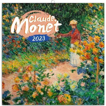 Kalendář Presco Group Nástěnný poznámkový kalendář Claude Monet 2023