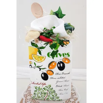 Veratex Textilní kuchyňský dort z froté utěrek (olivy)