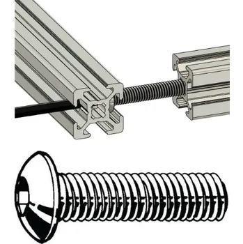 Šroub Šroub pro spojování profilů - Sharpsystém spojování profilů M8