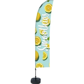 Kancelář Beach Flag Budget Wind Complete Set Smoothies Lemon Spanish