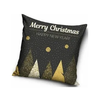 Povlak na polštářek Tiptrade - Dekorační vánoční polštář - MERRY CHRISTMAS / 40 x 40 cm