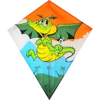 Létající drak Drak textilní 60x70 cm - Dráček, KF5009