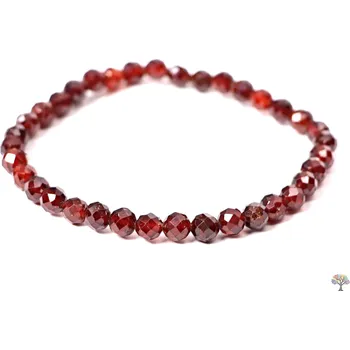 Náramek Magieprirody.cz Náramek Granát - 5 mm - fazetovaný #344 - z přírodních kamenů