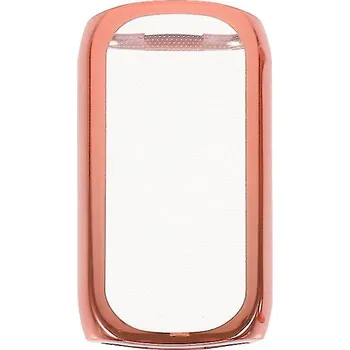 Příslušenství k chytrým hodinkám Silikonový kryt pro Fitbit Luxe - Růžově zlatý