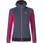 Montura dámská bunda Premium Wind Hoody, růžová/šedá/černá, M