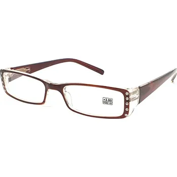 Brýle na čtení Dioptrické brýle 1169 +3,50 brown flex