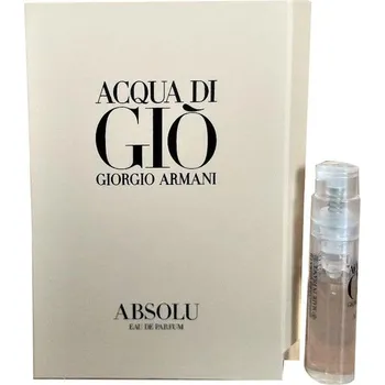 Parfém Giorgio Armani Giorgio Armani Acqua di Gio Absolu, Vzorek vůně Pre mužov Toaletní voda