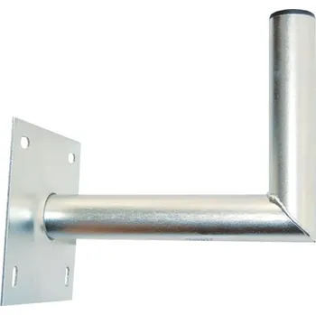 Anténní držák Anténní držák 25cm na zeď se základnou, trubka 42/2mm, výška 16cm žár.