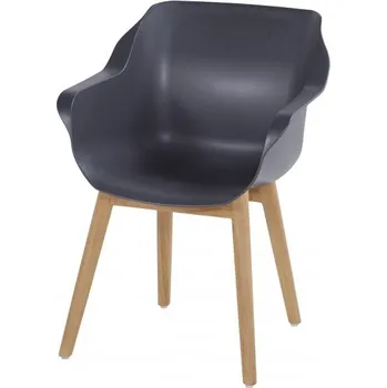 Zahradní stůl Sophie Teak Zahradní Jídelní Židle s područkami - xerix