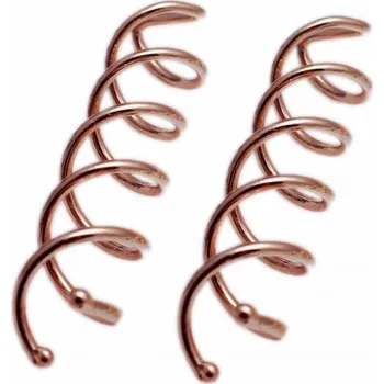 Ozdoba do vlasů VRTULE do vlasů - černá,měděná,zlatá,stříbrná, 2ks měděná