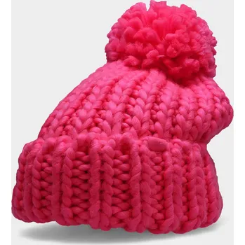 Kšiltovka 4F H4Z22-CAD013 PINK NEON Zimní čepice US One Size