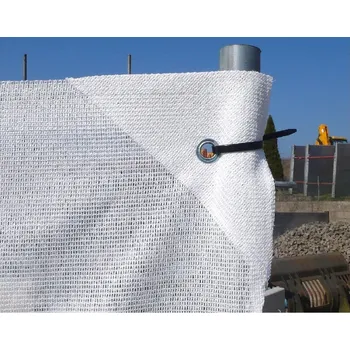 Krycí plachta BERGER – HUCK Krycí plachta na plot 150 g/m2, 1,80 x 3,45 m, bílá