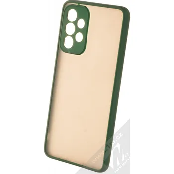 Pouzdro na mobilní telefon 1Mcz Solid Bumper ochranný kryt pro Samsung Galaxy A33 5G tmavě zelená (dark green)