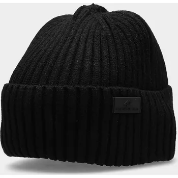 Kšiltovka 4F H4Z22-CAM003 DEEP BLACK Pánská zimní čepice US M