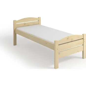 Knihovna Vysoká postel z masivu MARIOLA pro seniory Barevné provedení: Bílá, Rozměry postele: 100 x 200 cm