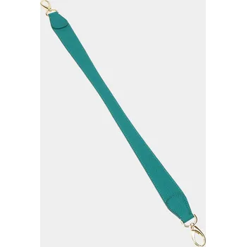 Kabelka Jednoduché krátké držadlo zelená/zlato