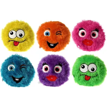 plyšák Polštář 30cm plyš s výšivkou JC96856 (Dekorativní plyšový polštářek s výšivkou vhodný do dětského pokoje. Průměr 30 cm. Dodáváno podle skladových zásob.)