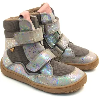 Dívčí obuv Froddo Barefoot zimní boty s membránou G3160189-7 Grey Silver EUR 29
