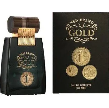 Pánský parfém Paco Rabanne New Brand Gold , Toaletní voda 100ml (Alternatíva parfému Paco Rabanne 1 million) Pre mužov Toaletní voda + Vzorek vůně zadarmo pri veľkej objednávke