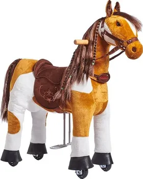 Houpací kůň Ponnie Mechanický jezdící kůň Misty S hnědý/bílý