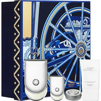 Parfém Hermes Hermes Voyage d`Hermes, Toaletní voda 100ml + Toaletní voda 5ml + Sprchovací gél 30ml + Balzám 10ml Pre všetkých Toaletní voda