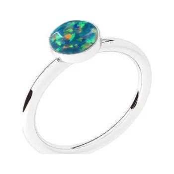 Šperk NUBIS® Stříbrný prsten s opálem - velikost 52 - NBP42-OP02-52