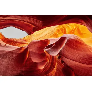 Fototapeta DIMEX | Vliesová fototapeta Antilopí kaňon II. MS-5-1637 | 375 x 250 cm| červená, oranžová + Vliesová fototapeta na stěnu DIMEX Antilopí kaňon II. MS51637 v rozměru 375 x 250 cm + lepidlo zdarma