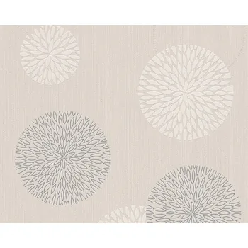 Tapeta P492450129 A.S. Création historizující vliesová tapeta na zeď Styleguide Natürlich 2024 retro motiv kruhy, velikost 10,05 m x 53 cm