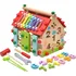 Dřevěná hračka Kruzzel 22564 Vzdělávací dřevěný domeček