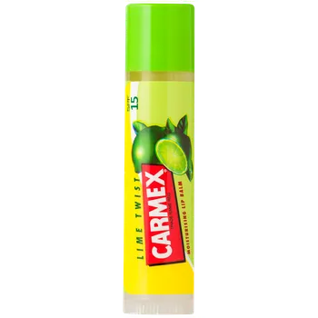 Péče o rty Carmex Lime ochranný balzám na rty s SPF15, 4,25 g