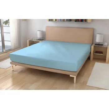 Prostěradlo Zaspi.cz Jersey prostěradlo Barva: 21 - Světle modrá, Zvolte rozměr:: 60 × 120 cm