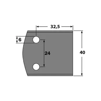 Fréza IGM Blanket omezovačů - LB32,5-40x16x4mm SP 2ks