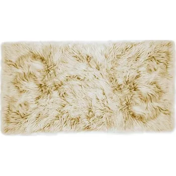 Koberec Kusový koberec s vysokým vlasem OMBRE 80 x 140 cm - hořčicový