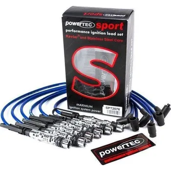 Zapalovací kabel Zapalovací kabely PowerTEC VW BORA GOLF SHARAN 2.8 V6 99-10 modré