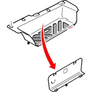 Oprava karosérie plastový kryt nástupního schodu, levá strana Ford Transit