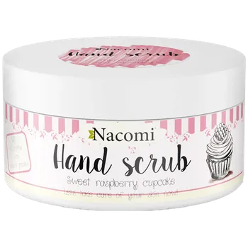 Péče o ruce Nacomi Hand Scrub přírodní peeling na ruce s vůní malin, 100 ml