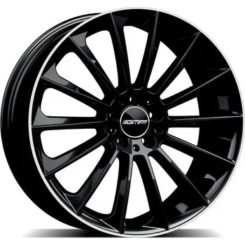 Alu kolo Alu kola GMP Stellar black polished lip - černé, leštěný límec 9x21" 5x120 ET45 72,6