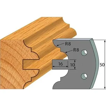 Fréza IGM profil 522 - pár omezovačů 50x4mm SP