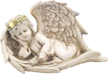 Smuteční dekorace MagicHome Anděl v křídlech 24,5 x12,5 x 14,5 cm