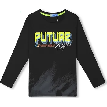 Chlapecké oblečení CHLAPECKÉ TRIČKO S DLOUHÝM RUKÁVEM HC0723 Velikost: 140, Barva: Černá