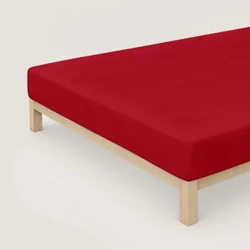 Prostěradlo Prostěradlo Jersey 140x200-160x220x30 kirsche elastan Schlafgut