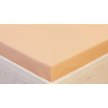 Prostěradlo Tegatex Prostěradlo Jersey s elastanem sv. meruňkové Velikost: 90*200 cm