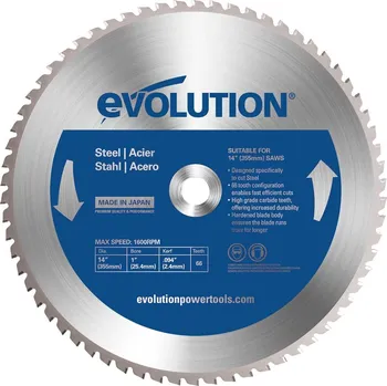 Pilový kotouč Pilový kotouč Evolution EV018531, na ocel, 185x20mm 36zubů