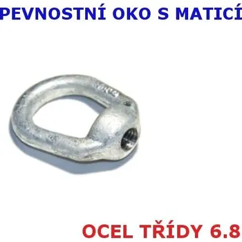 Matice Matice s okem M16 - pevnostní - nosnost 1600 kg, žár. zinek