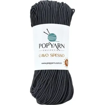 Příze POPYARN Příze Cavo spesso B16 - šedá, 200g 110m