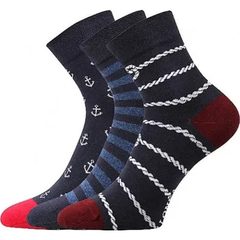 Ponožky Lonka DEDOT - balení 3 různé páry mix E 39-42 (26-28)