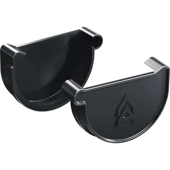 okap Čelo pro okapový žlab PRECIT Ø 125 mm plastové pravé antracit