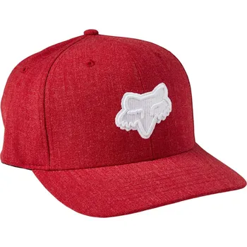 Pokrývka hlavy Pánská kšiltovka Fox Transposition Flexfit Hat Flame Red L/XL, Velikost: L/XL