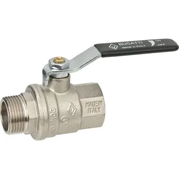 Vodovodní kohout Kohout kulový OREGON 306 MF 5/4", přímý, páka, voda, Bugatti 03060107